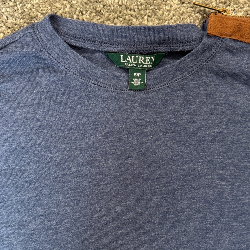 Lauren Ralph Lauren Navy Striped and Blue Tops size M and size S - Picture 8 of 14